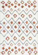 Load image into Gallery viewer, nuLOOM Cicely Bohemian Shag Runner Rug, 2' 8" x 8', White