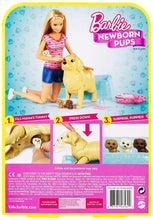 Load image into Gallery viewer, Barbie Newborn Pups Doll and Pets