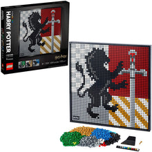 Load image into Gallery viewer, LEGO Art Harry Potter Hogwarts Crests 31201 Building Kit; Perfect for Adults Who Love Hobbies and Collectibles, New 2021 (4,249 Pieces)