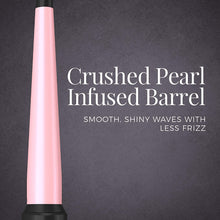 Load image into Gallery viewer, REMINGTON Pro ½”-1” Pearl Ceramic Conical Curling Wand, Digital Controls + 10 Heat Settings, Black/Pink, CI95AC4