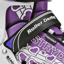 Load image into Gallery viewer, Roller Derby Stryde Girl's Adjustable Inline Skates