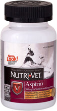 Load image into Gallery viewer, Nutri-Vet Asprin Chewables for Large Dogs | Relieves Pain and Inflamation | 75 Count