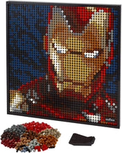 Load image into Gallery viewer, LEGO Art Marvel Studios Iron Man 31199 Building Kit for Adults; A Creative Wall Art Set Featuring Iron Man That Makes an Awesome Gift, New 2020 (3,167 Pieces)