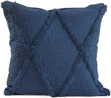 Load image into Gallery viewer, LR Home Royal Blue Throw Pillow, 18" x 18",