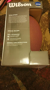 WILSON NCAA Red Zone Official Size Composite Leather Game