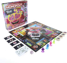 Load image into Gallery viewer, Monopoly Junior: DreamWorks Trolls World Tour Edition Board Game for Kids Ages 5 and Up