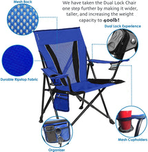 Load image into Gallery viewer, Kijaro XXL Dual Lock Portable Camping and Sports Chair