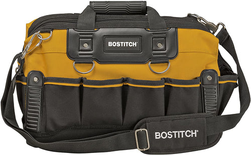 BOSTITCH BTST516155 Open Mouth Tool Bag, 16-Inch