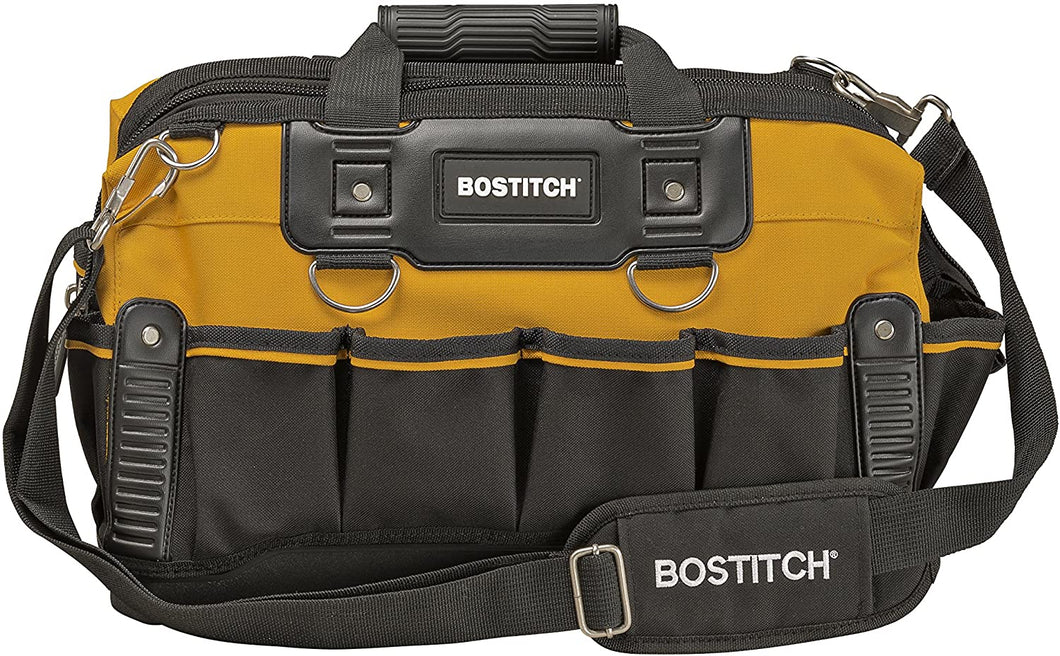 BOSTITCH BTST516155 Open Mouth Tool Bag, 16-Inch