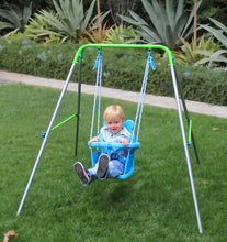 Load image into Gallery viewer, Sportspower My First Toddler Swing - Heavy-Duty Baby Indoor/Outdoor Swing Set with Safety Harness