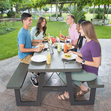 Load image into Gallery viewer, LIFETIME 60233 W-Frame Picnic Table