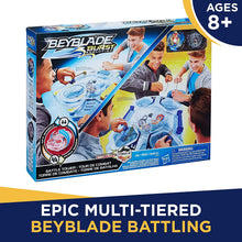 Load image into Gallery viewer, Beyblade Burst Evolution Switchstrike Battle Tower – Includes 2-Level Beystadium, Battling Tops, &amp; Launchers – Age 8+