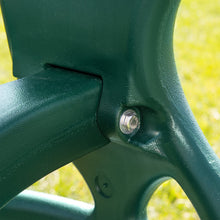 Load image into Gallery viewer, Swing-N-Slide WS 3452 Heavy Duty Two Person Dual Glider Swing, with Coated Chains to Prevent Pinching, 18" W x 25 in H x 40" L, Green