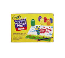 Load image into Gallery viewer, Crayola Paint Art Set, Contains Big Paint Brushes (4 Count Round), Paint Canvas (2 Boards) and Washable Kid&#39;s Paint (6 Count)(VAR)