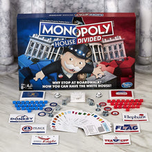 Load image into Gallery viewer, Monopoly House Divided Board Game: Elections and White House Themed Game; Board Game for Families and Kids Ages 8 and Up
