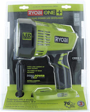 Load image into Gallery viewer, Ryobi P717 One+ 18V Dual Powered LED Cordless Spotlight w/ 2500 Lumens (Batteries Not Included, Light Only)