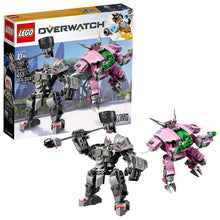 Load image into Gallery viewer, LEGO 6250956 Overwatch D.Va and Reinhardt 75973 Building Kit , New 2019 (455 Piece), Multicolor