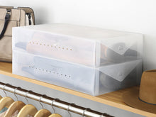 Load image into Gallery viewer, Whitmor Clear Vue Boot Box - Heavy Duty Stackable Boot Storage - (Set of 2)