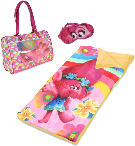 DreamWorks Trolls Sleepover Set with Eyemask, Pink