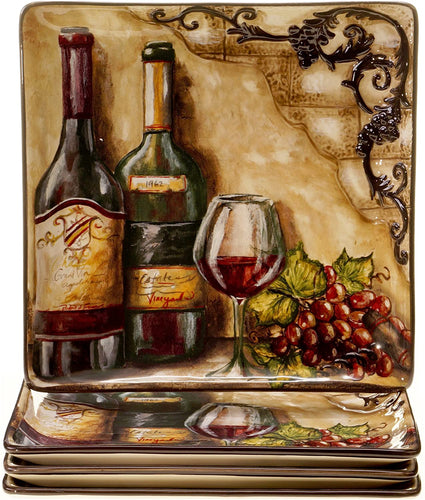 Certified International 43241SET/4 Tuscan View 10.75