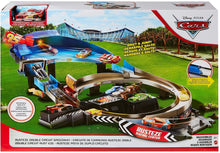 Load image into Gallery viewer, Disney and Pixar Cars Rust-Eze Double Circuit Speedway Playset Test Track Set for Drift, Race and Crash Competitions