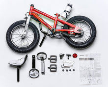 Load image into Gallery viewer, Royalbaby Freestyle Kid’s Bike, 16 inch with Training Wheels and Kickstand, Red, Gift for Boys and Girls