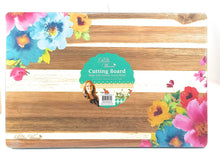Load image into Gallery viewer, The Pioneer Woman Spring Floral Cutting Carving Board, 18" x 12"