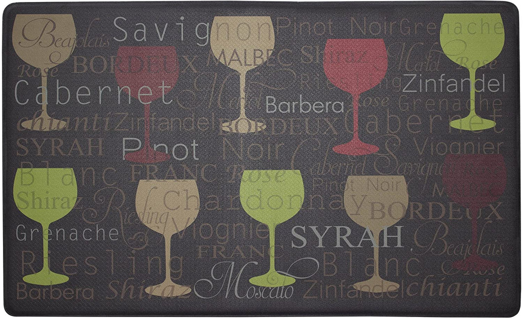 Chef Gear Chain Damask Anti-Fatigue Comfort Memory Foam Chef Mat