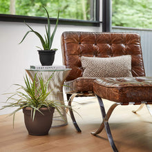 Load image into Gallery viewer, Bloem 20-56312CH Fiskars 12 Inch Ariana Planter with Self-Watering Grid, Chocolate, 12&quot;, Browns