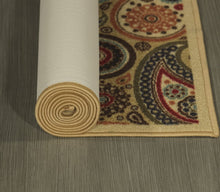 Load image into Gallery viewer, Ottomanson Ottohome Collection Contemporary Paisley Design Non-Skid (Non-Slip) Rubber Backing Area Rug-