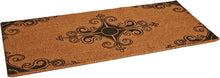 Load image into Gallery viewer, Rubber-Cal "Traditional Fleur de Lis French Mat - 2 Sizes - Estate Door Mats