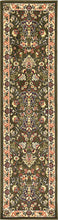 Load image into Gallery viewer, Unique Loom Kashan Collection Traditional Floral Overall Pattern with Border Black Area Rug