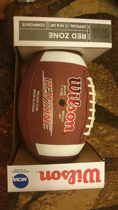 WILSON NCAA Red Zone Official Size Composite Leather Game
