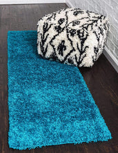 Load image into Gallery viewer, Unique Loom Solo Solid Shag Collection Modern Plush Graphite Gray Square Rug (8' 2 x 8' 2)