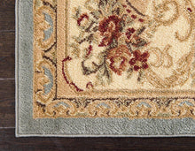 Load image into Gallery viewer, Unique Loom Versailles Collection Traditional Classic Light Blue Runner Rug (2' 2 x 6' 0)