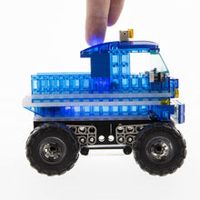 Load image into Gallery viewer, Laser Pegs 18203 Destroyer Light-Up Building Block Playset, The First Lighted Construction Toy to Ignite Your Child's Creativity; It's Your Imagination, Light It Up