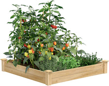 Load image into Gallery viewer, Greenes Fence Raised Garden Bed, 48&quot; L x 48&quot; W x 7&quot; H, Cedar