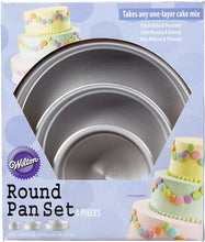 Load image into Gallery viewer, Wilton Performance Bakeware 3 Piece Round Pan Set
