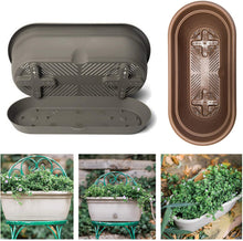 Load image into Gallery viewer, Bloem LWB1800 Lucca Self Watering Window Box Planter, 18-Inch, Black