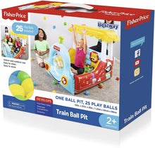Load image into Gallery viewer, Bestway Fisher-Price Inflatable Ball Pit | Fun Train Theme | Indoor &amp; Outdoor Play for Kids
