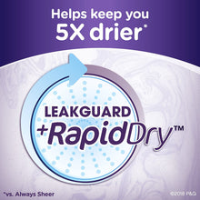 Load image into Gallery viewer, Always Xtra Protection Daily Liners, Regular, 100 Count