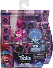 Load image into Gallery viewer, Trolls DreamWorks World Tour Rock City Bobble with 2 Figures, 1 with Bobble Action Plus Base, Toy Inspired by The Movie World Tour