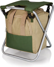 Load image into Gallery viewer, Picnic Time 5-Piece Garden Tool Set w/ Removable Tote &amp; Folding Seat