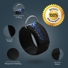 Load image into Gallery viewer, Fitteroy Ankle Straps for Cable Machine and Resistance Exercises (Pair) Strengthens and Tones Glutes and Hamstrings