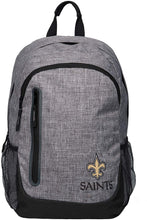 Load image into Gallery viewer, FOCO NFL Team Logo Heather Grey Bold Color Backpack