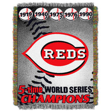 Load image into Gallery viewer, Officially Licensed MLB Commemorative Woven Tapestry Throw Blanket, Soft &amp; Cozy, Washable, Throws &amp; Bedding, 48" x 60"