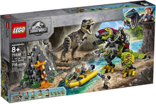 Load image into Gallery viewer, LEGO Jurassic World T. rex vs Dino Mech Battle 75938 (716 Pieces)