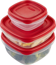Load image into Gallery viewer, Rubbermaid Easy Find Lids Food Storage Containers, Racer Red, 28-Piece Set