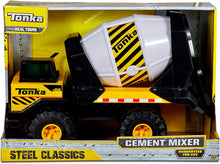 Load image into Gallery viewer, Tonka Steel Cement Mixer Vehicle, Yellow, Black, White