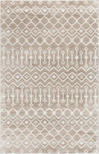 Load image into Gallery viewer, Unique Loom Moroccan Trellis Collection Moroccan Trellis Geometric Transitional Beige/Ivory Area Rug (10' 8 x 16' 5)
